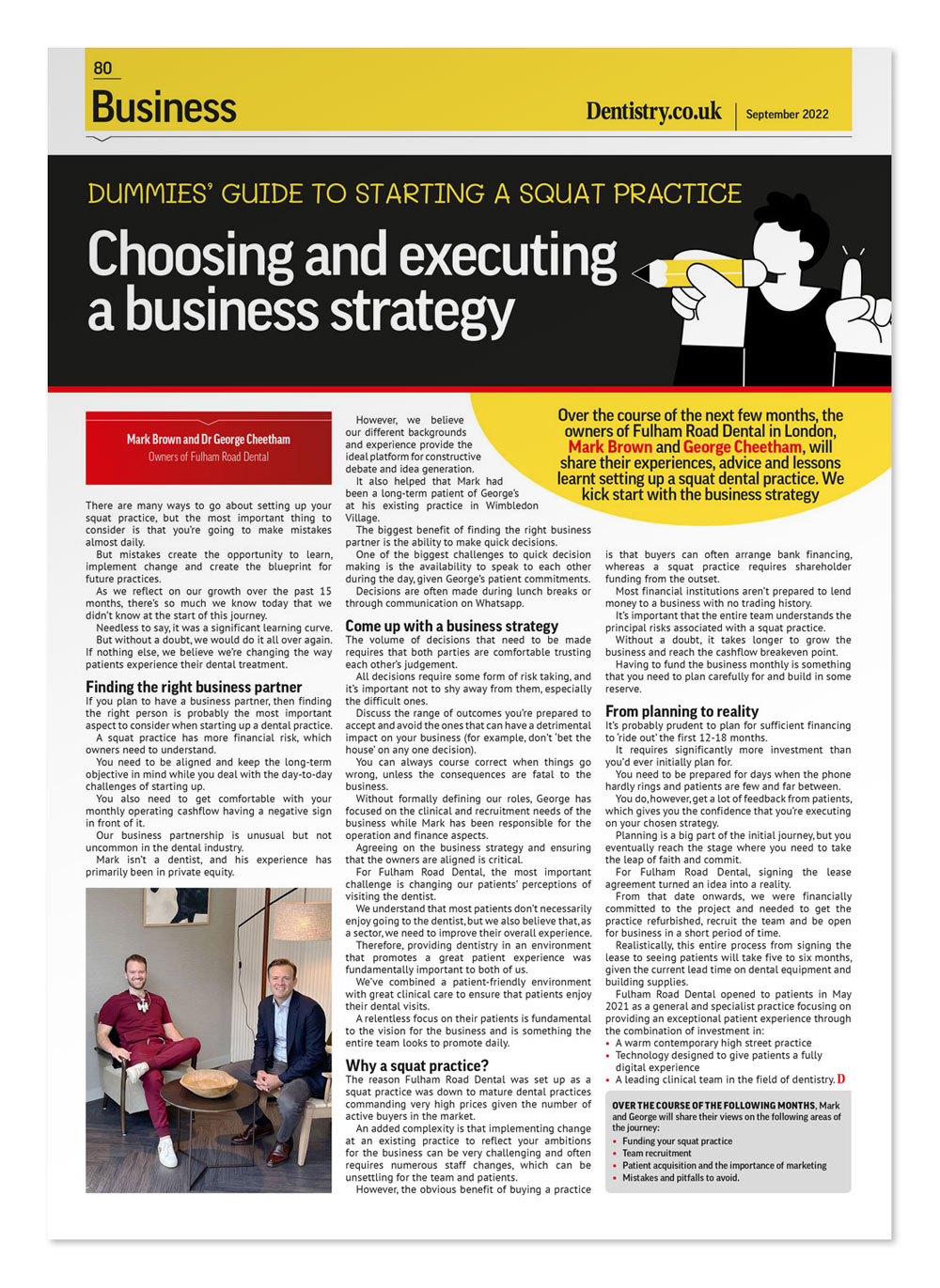 fulham road dental business plan solutions