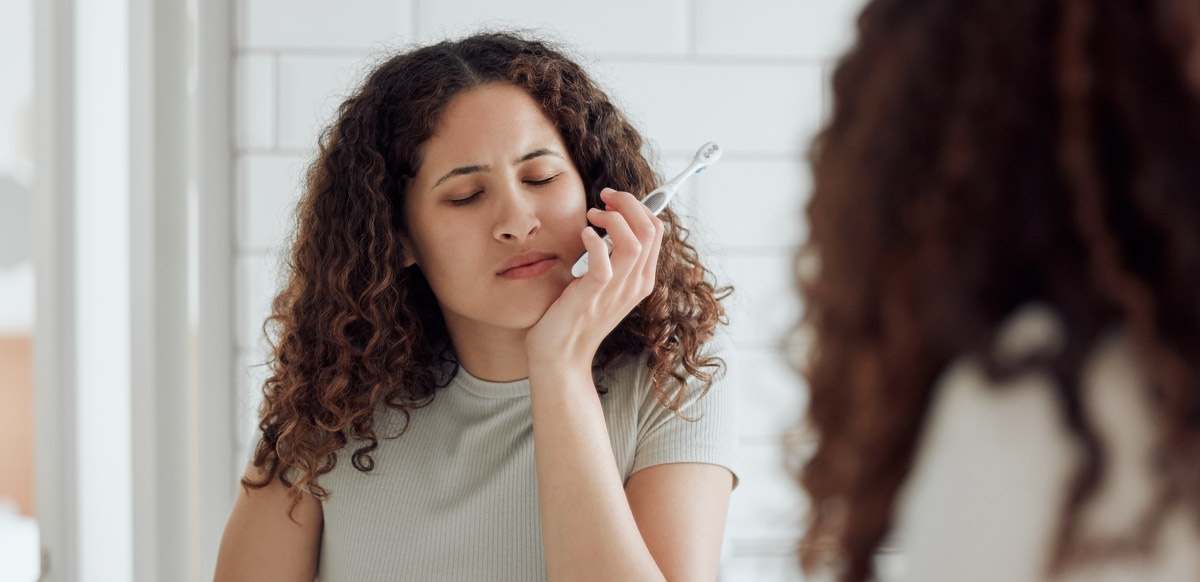 Signs of gum health during brushing Signs of gum health during brushing