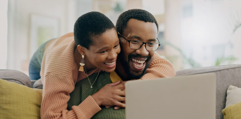 couple smiling psychological impact of smile makeover